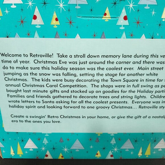 Vintage Santa's Workbench RetroVille Light up 3 Son's Appliance & TV Store - Picture 6 of 6